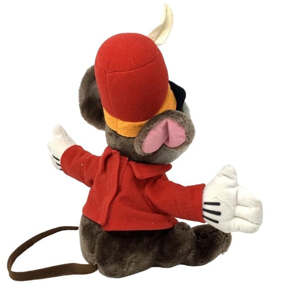 Vintage Timothy Q Mouse Dumbo Plush Toy Ringmaster Disneyland Toy - Picture 2 of 10